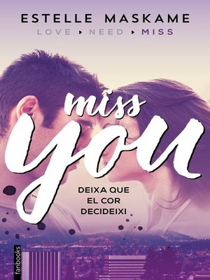 cover image of Miss you (Edició en català)